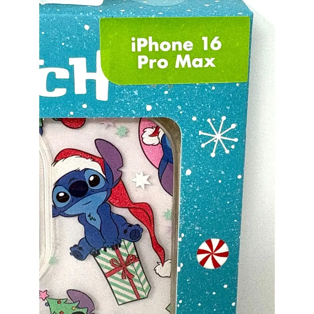Disney Stitch Christmas iPhone 16 Pro Max Case Skinny Dip Glitter Xmas Santa NIP